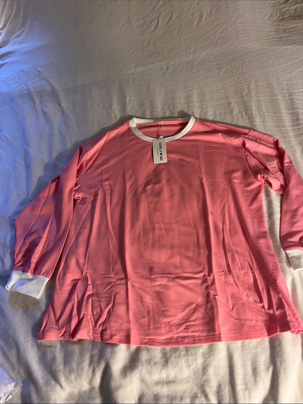 Women's-Plus-Size-Sweatshirts Long Sleeve Tops Crewneck Casual Tunics 2XL